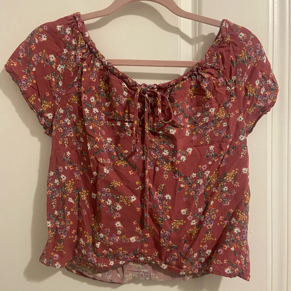 Floral Pink Women's Top